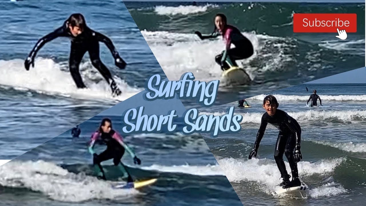 Surfing Short Sands Beach Youtube