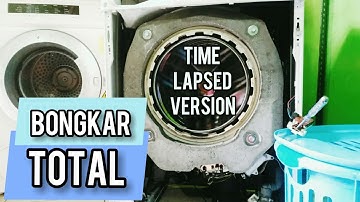 cara bongkar mesin cuci front loading sharp