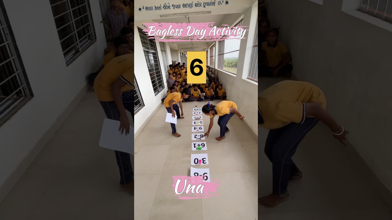 Bagless Day Special | Numbers Game with Fun Activities #viralvideo #school #baglessday