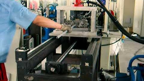 A speed testing of a roll former 10 years ago by Brother Union Machinery