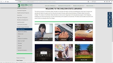 Library Web Page Tour