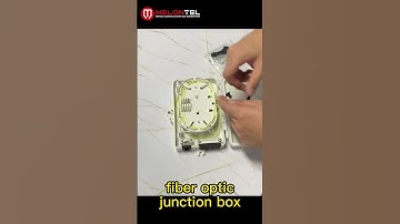 How to use fiber optic junction box! Simulation demonstration！