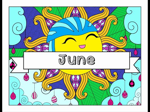 June Sports And Summer Themed Printable Coloring Pages x Journal Planner Pages