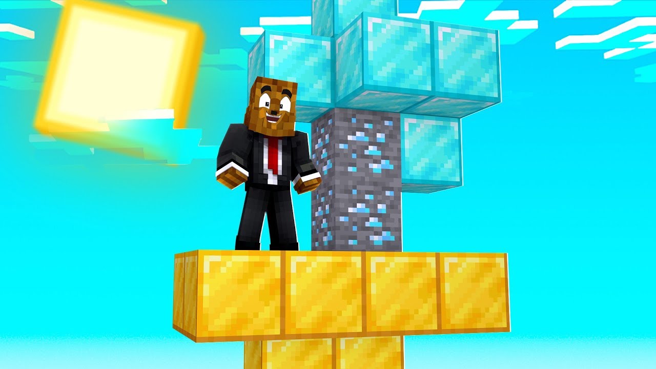 Minecraft 4 Noobs Make Millions In Skyblock Jeromeasf Youtube - jeromeasf roblox skyblock