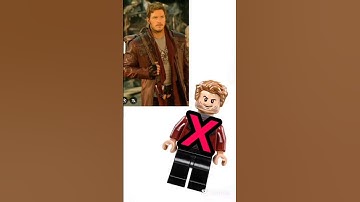 How to build a LEGO Star Lord without using any pieces from him#guardiansofthegalaxy#marvel#lego#mcu