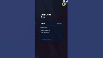 Quick Tips | JavaScript