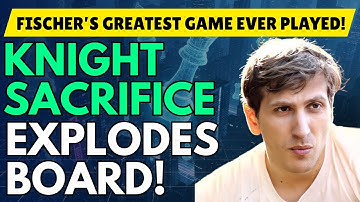 Fischer’s Ruthless Knight Sacrifice Ignites Evans Gambit Brilliancy! 1964 Simul Firestorm