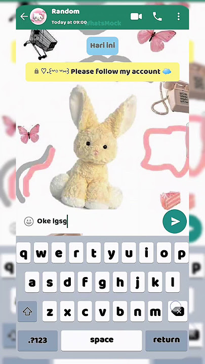 Tutorial Suara Ketikan Keyboard ♡ || Tutorial Random || Tutorial Whatsmock || #whatsmock #tutorial