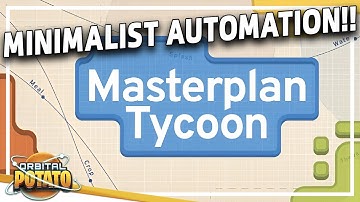 NEW Promising Automation Game!!  - Masterplan Tycoon - Factory Builder & Resource Management