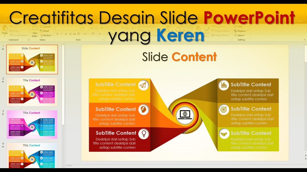 Slide Presentasi Contoh  Ppt  Yang Menarik Barisan Contoh 