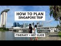How To Plan Singapore Trip | Singapore Itinerary for 5 days  | Singapore Travel Guide - 2022