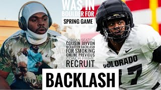 Jordan Seaton COUSIN Jayvon McFadden BACKLASH For SMOKING Was Previous Coach Prime RECRUIT