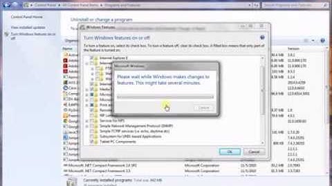 How to uninstall MIcrosoft IIS in Windows 7 Operating System