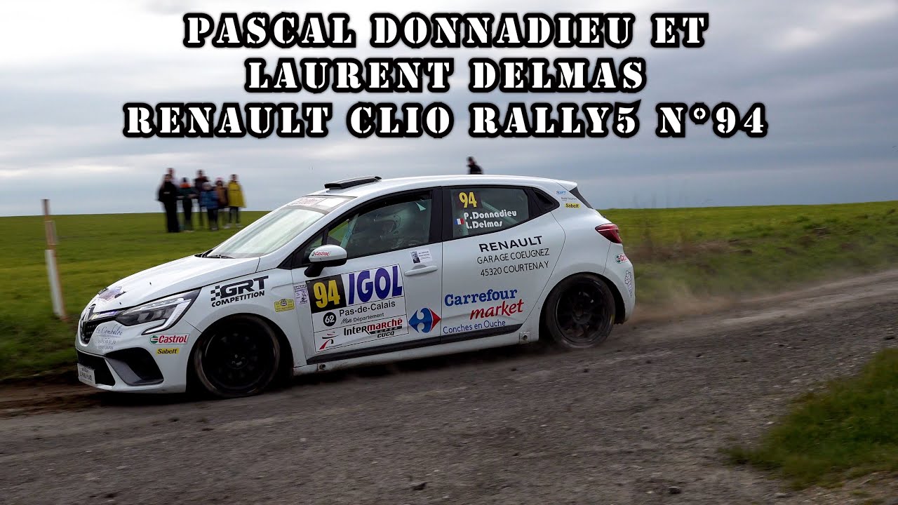 Rallye du Touquet 2023 - Renault Clio Rally5 N°94 - Pascal DONNADIEU et Laurent DELMAS