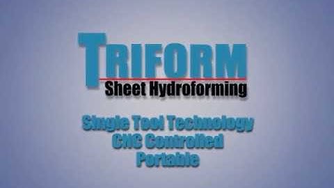 Triform Deep Draw Sheet Hydroforming Press Animation