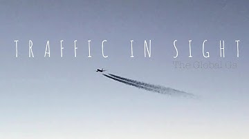 Airplanes Passing By In Opposite Direction