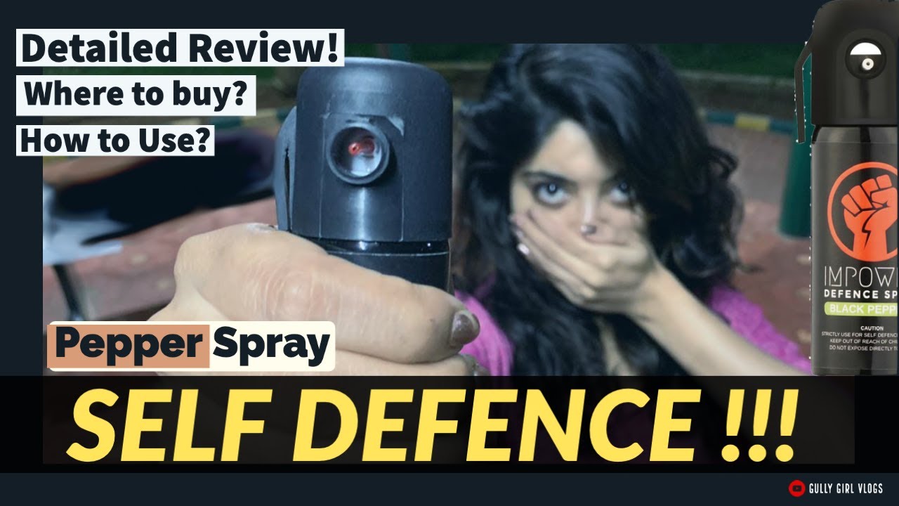 IMPOWER Self Defence Pepper Spray Green Chilli for Woman Safety