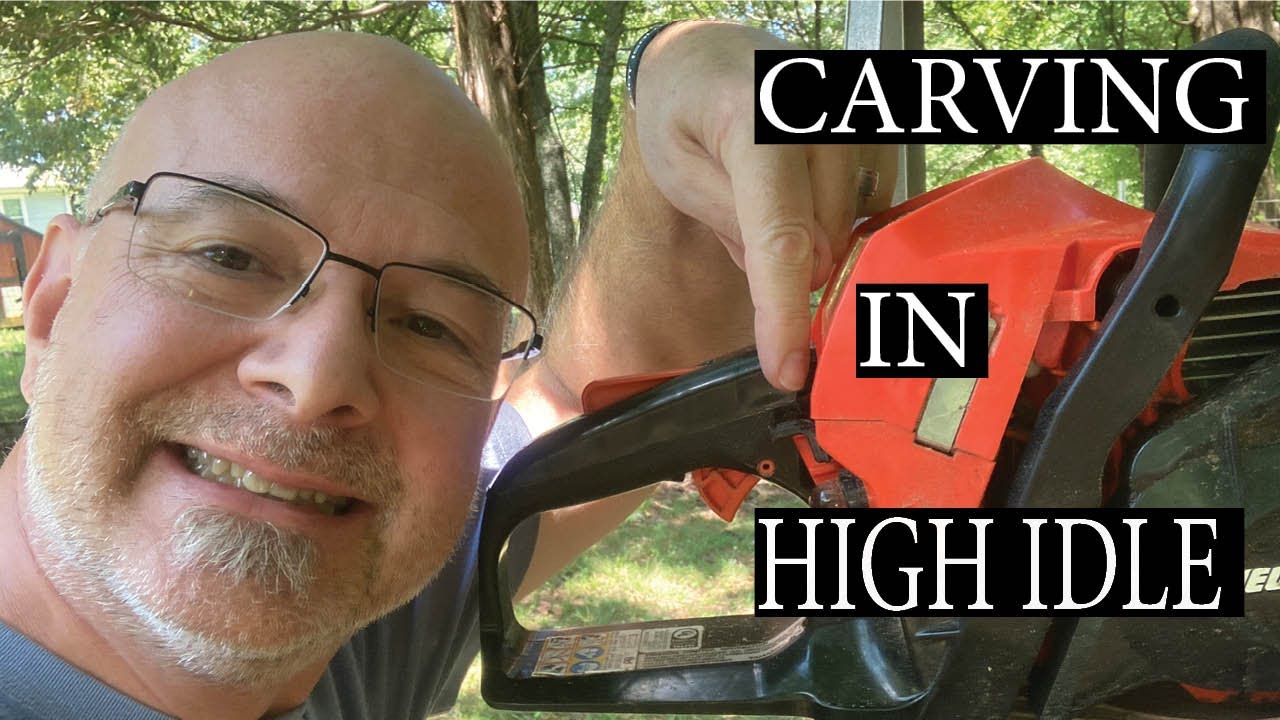 Unleashing the Power High Idle Chainsaw Carving Techniques YouTube