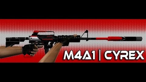 M4A1-S Cyrex ( Сайрекс ) for CS 1.6 with Original textures.
