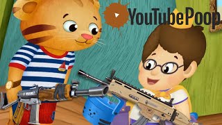 Ytp Daniel Tiger And Prince Wednesday Vandalize An Inside Beach