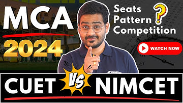 💥NIMCET vs CUET? MCA Admissions 2024! Top MCA Colleges n Placements? #MCA #NIMCET #CUET #viral
