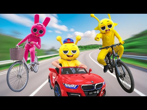 OMG Baby Simon S First Time Driving A Toy Car Incredibox Sprunki In Real Life