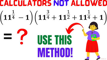 Calculators NOT Allowed | Can you Simplify this problem? | Math Olympiad Training
