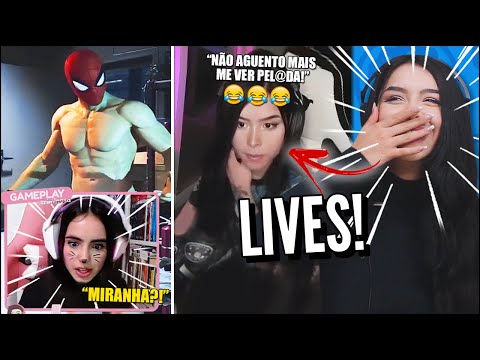 MIRANHA +18 NA LIVE DA LARISSA, YUNI VAZANDO A 3D NA LIVE, ALANZOKA DE 2018 VS 2022 (JOVENS REAGEM)