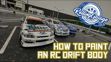 How To Paint An RC Drift Body - Mitch-Spec TUTORIALS