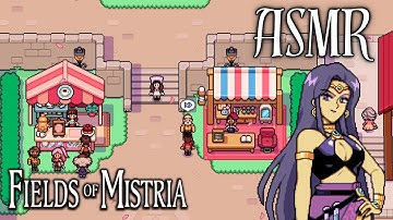 ASMR 🌿 my first time at the market 🩷relaxing Fields of Mistria gameplay
