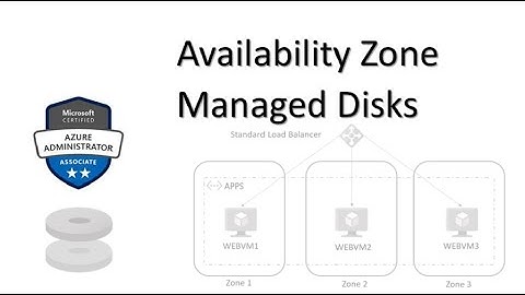 107. MS Azure Administrator Associate AZ 104 - Availability Zone, Managed Disks