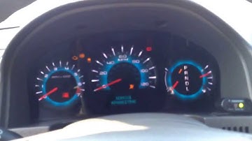 2010 Ford Fusion instrument cluster issue.