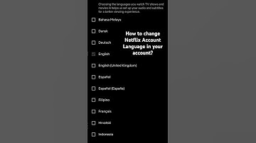 How to Change Language in Netflix 🌐 | Netflix Bangla/Hindi/English Settings 2025