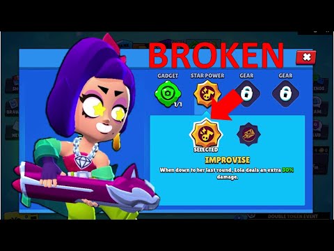 Lola is BROKEN - Improvise STAR POWER in Brawl Stars! | Funny Brawl Stars Meme Video!