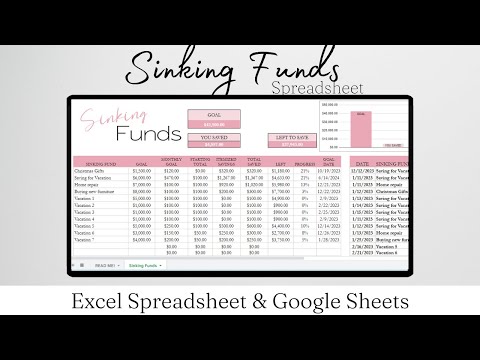 Sinking Funds Tracker,