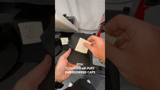 Puff Embroidery Clean Up On Trucker Hats. 3Mm Foam And A Heat Gun