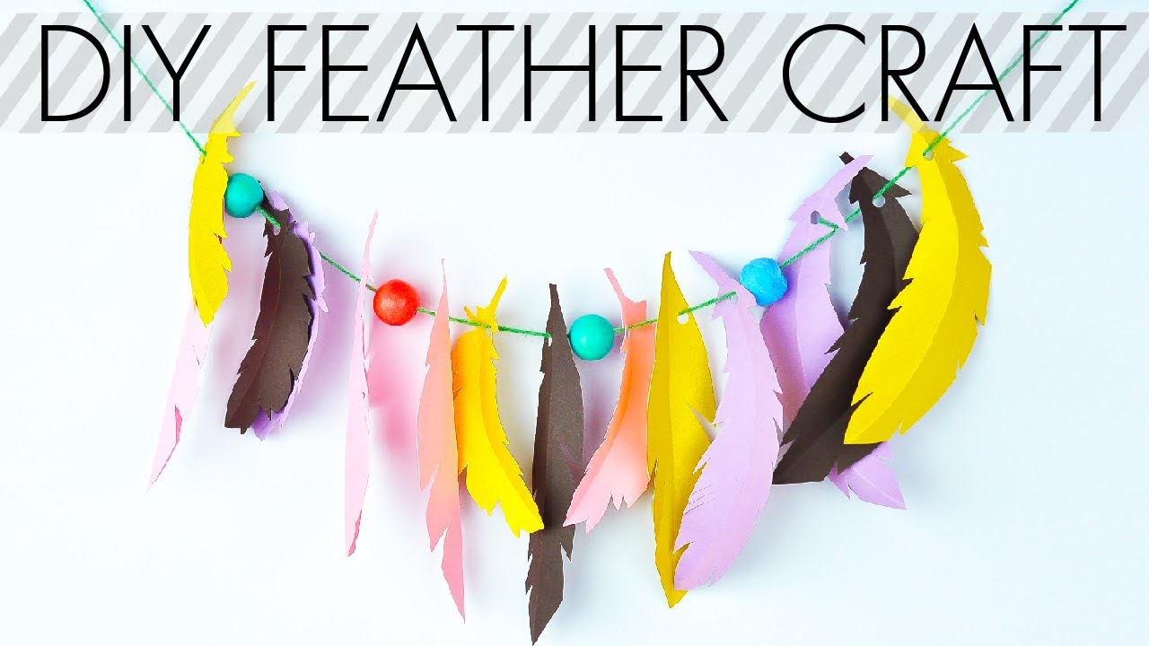 Feather Craft for Kids: How to Make Fancy Feathers - Babble Dabble Do