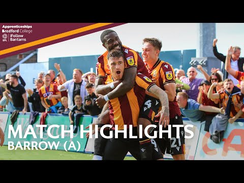 Barrow Bradford Goals And Highlights
