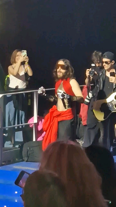 JARED LETO / 30 SECONDS TO MARS OPENING LIVE TORINO 2024 [ITALIA] #30secondstomars #jaredleto