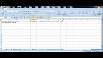 Corpus Linguistics Tutorial - counting words with excel