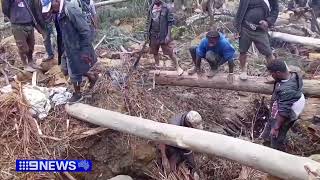 Hundreds feared dead after landslide hits Papua New Guinea village  9 News Australia