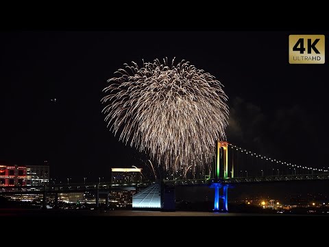 きれいな冬の花火！お台場レインボー花火 2023 Tokyo Odaiba Rainbow Fireworks