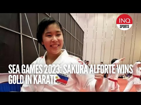 SEA Games 2023: Sakura Alforte wins gold in karate