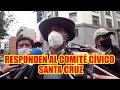 COMITÉ CÍVICO DE LA PAZ MANDA MENSAJE COMITÉ CÍVICO DE SANTA CRUZ EL MAS-IPSP.GANÓ CON MÁS DEL 50%..