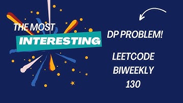 Learn Partition DP in an interesting style! | Leetcode Biweekly 130