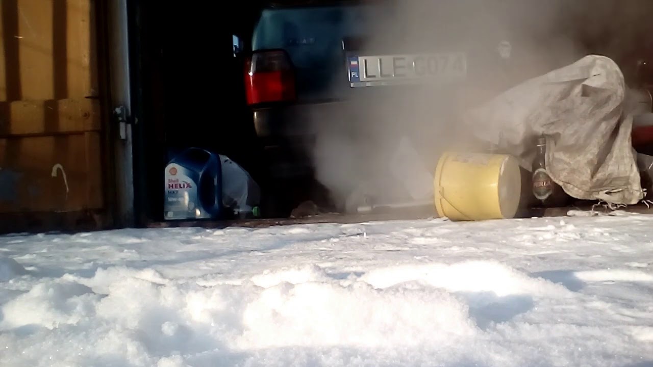 Fiat Uno cold start -25*C (1.0 fire carburetor)