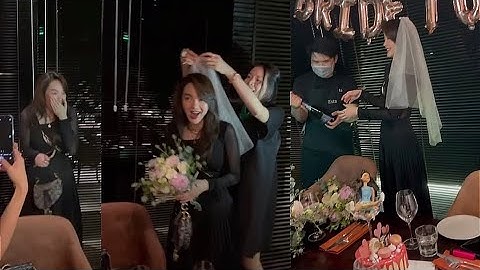 Minh Hằng được hội bạn thân tổ chức tiệc độc thân bất ngờ trước ngày cưới