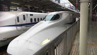 東海道・山陽新幹線N700系F12編成(こだま728号東京行き) 名古屋駅発車‼️