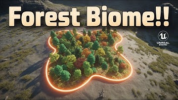 How To Easily Create Forest Biomes Using PCG & Splines in Unreal Engine 5