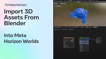 Easy 3D Model Import from Blender into Meta Horizon Worlds